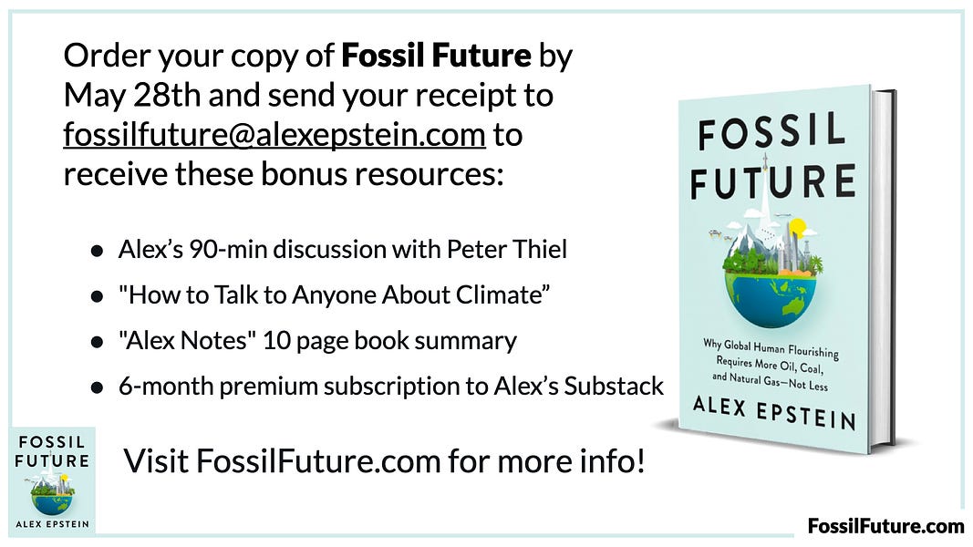 Order Fossil Future by 5/28, get amazing resources