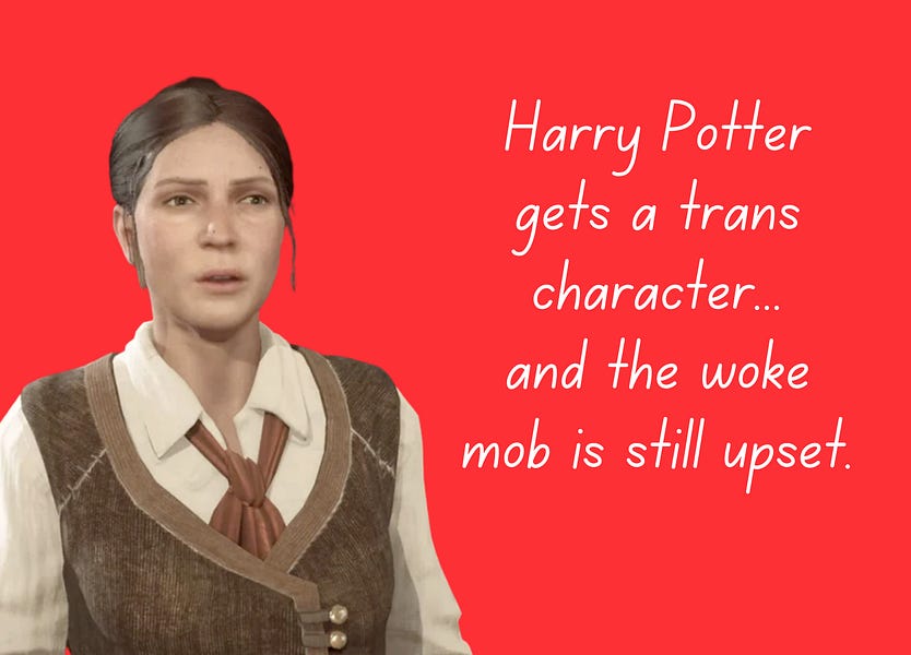 Harry Potter gets a trans character...and you won't believe why the woke mob is STILL upset.