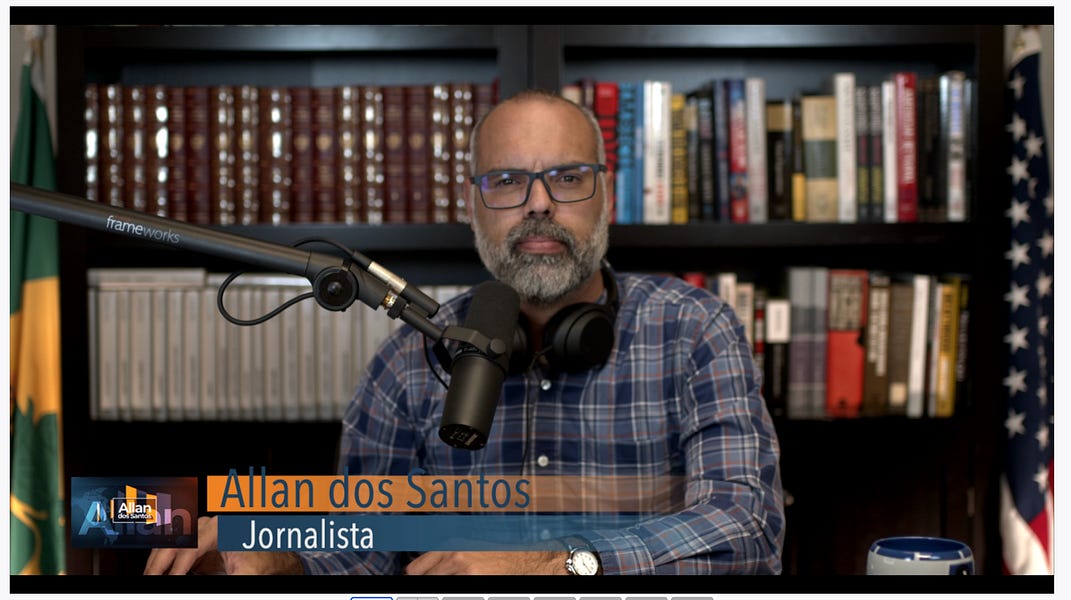 CNN concede direito de resposta a Allan Dos Santos