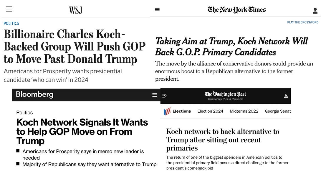 How Koch manipulates the media