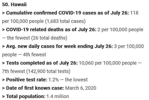 Does the story of Covid-19 in Hawaii reveal a potential murder weapon?