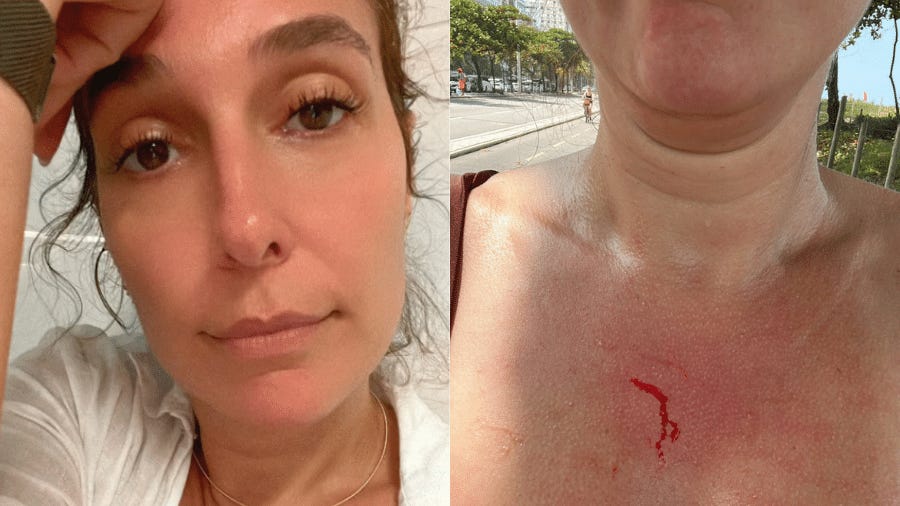 Natasha Dantas, esposa de Bonner, é roubada no RJ: “não sou culpada”