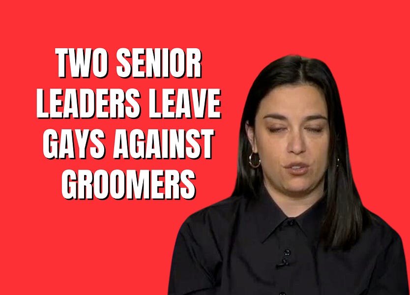 Update: Two Leaders Quit Gays Against Groomers...on the same day.