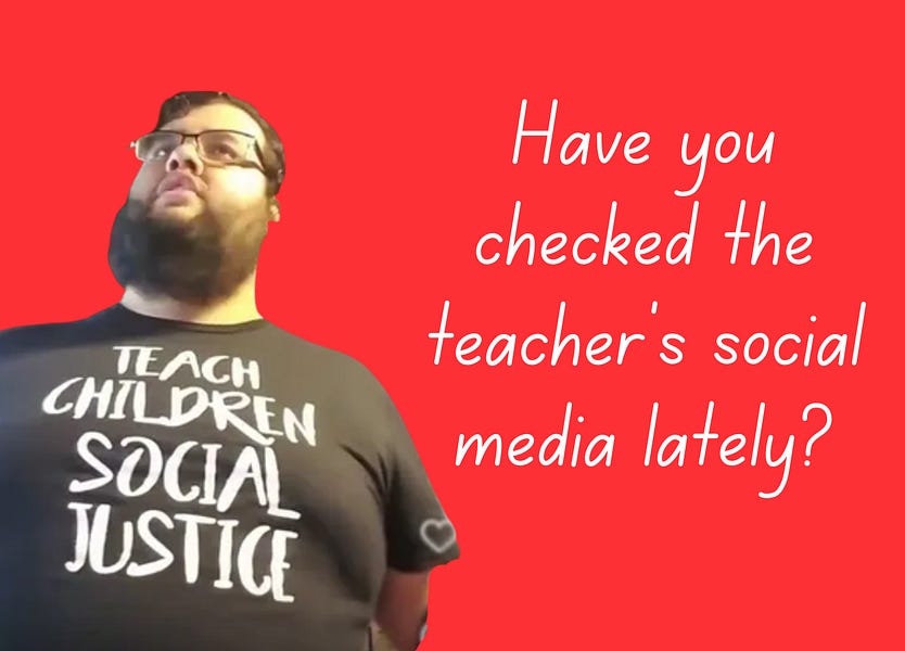 Do you know what you child's teacher is posting on social media?