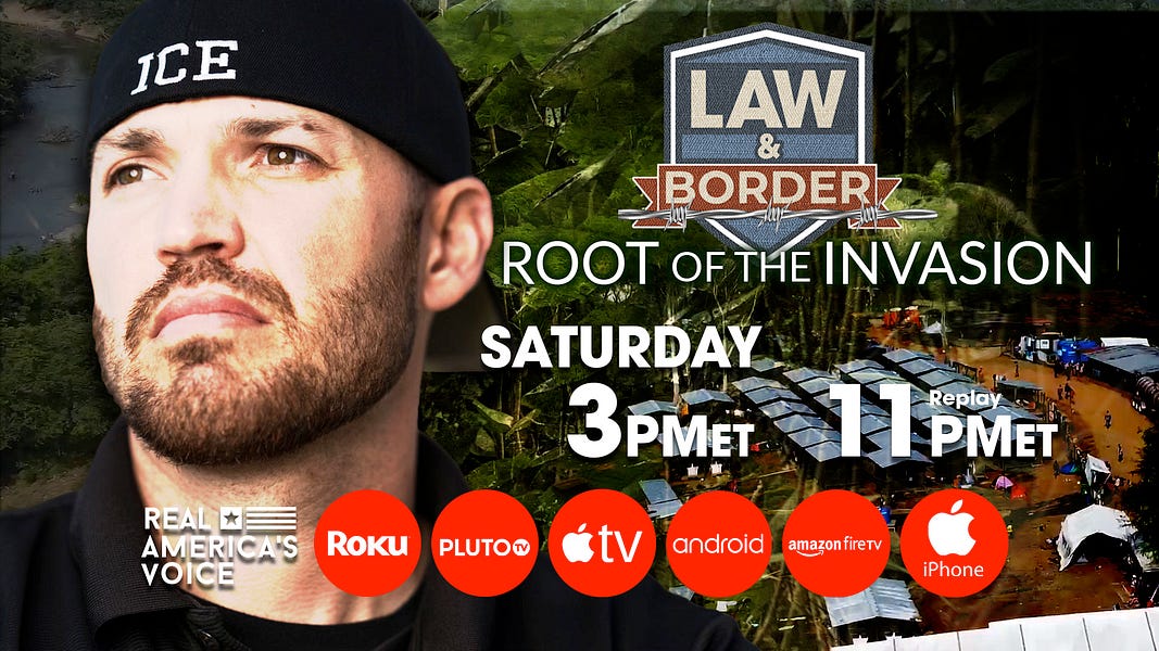 BRAND NEW LAW & BORDER - SPECIAL EPISODE TODAY AT 3PM ET.