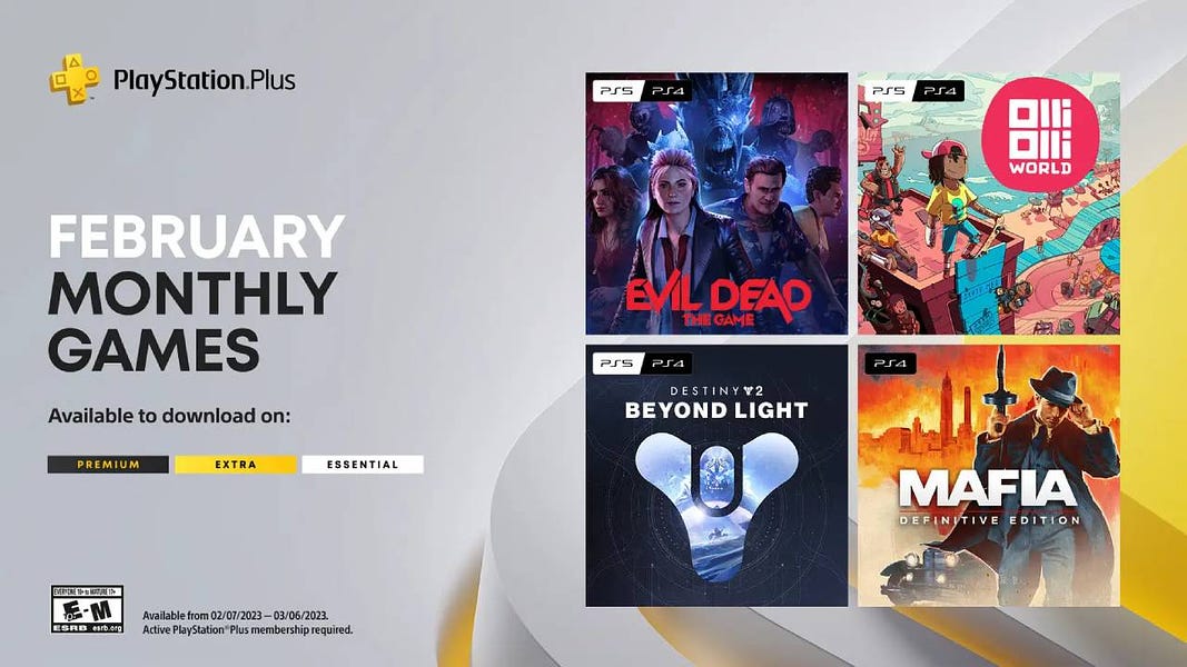 PS Plus free March list detailed