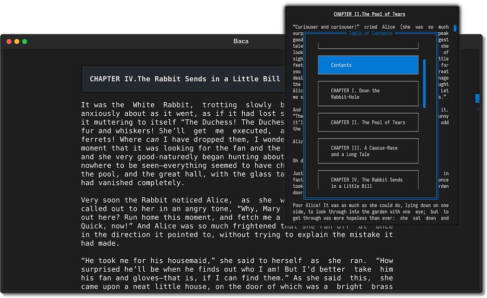 Command Line e-Book Readers for Linux, Mac, and more