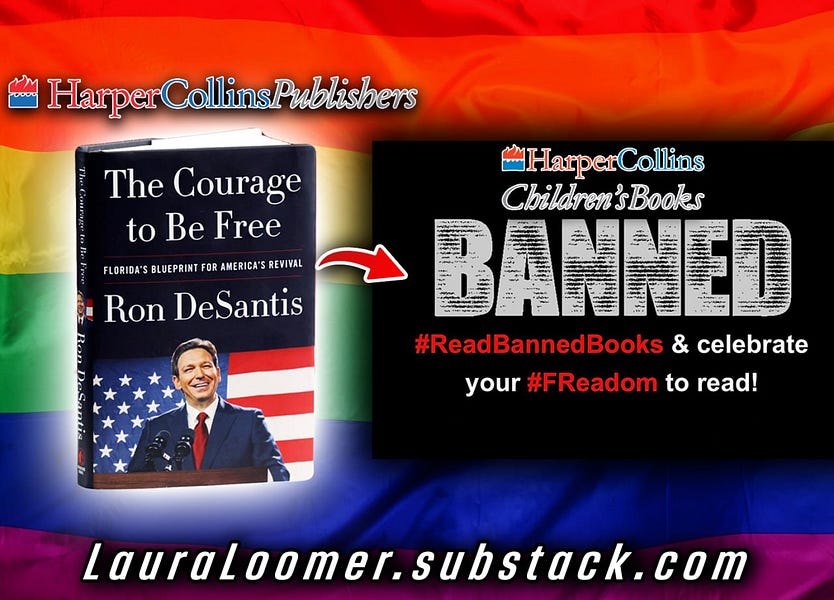 EXCLUSIVE: Governor DeSantis Makes Millions On Queer Book Deal With Harper Collins Which Profits Off Selling Books Banned In Florida