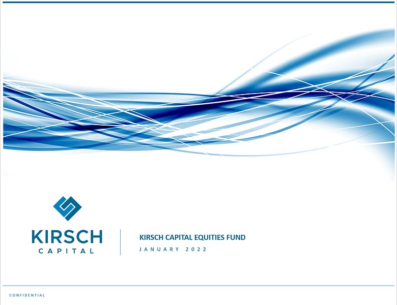 About my new hedge fund