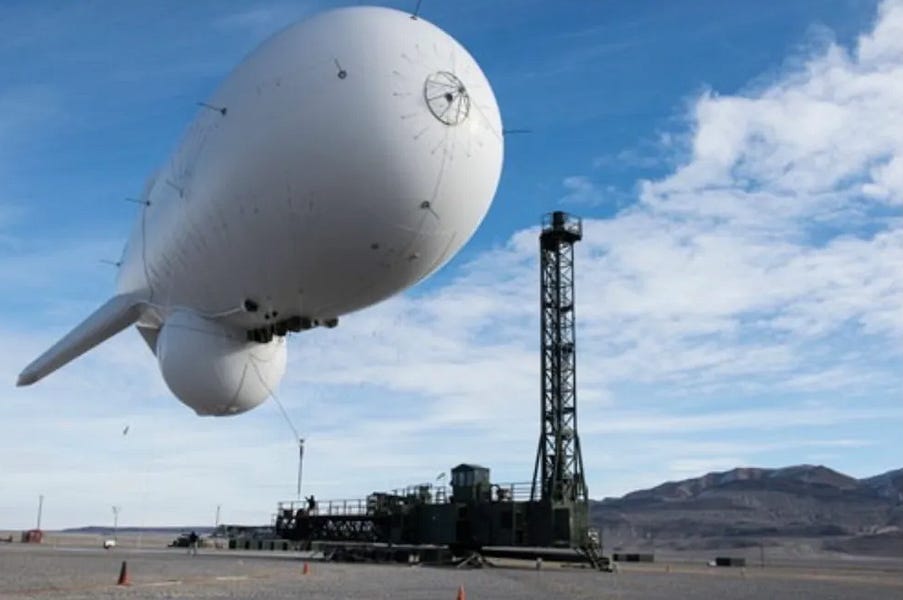 The balloon hysteria is about war preparations