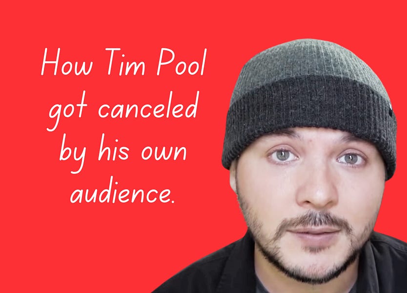Anatomy of a Woke Cancel Mob. Or, how Tim Pool got canceled by his own audience.