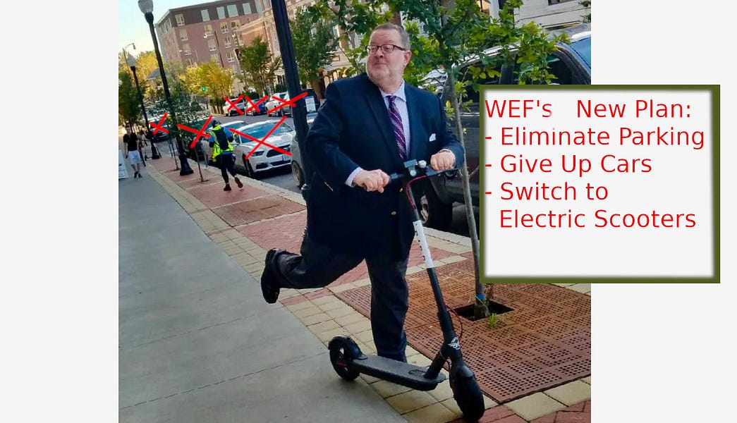 The WEF's Plot Against... Parking Spaces!