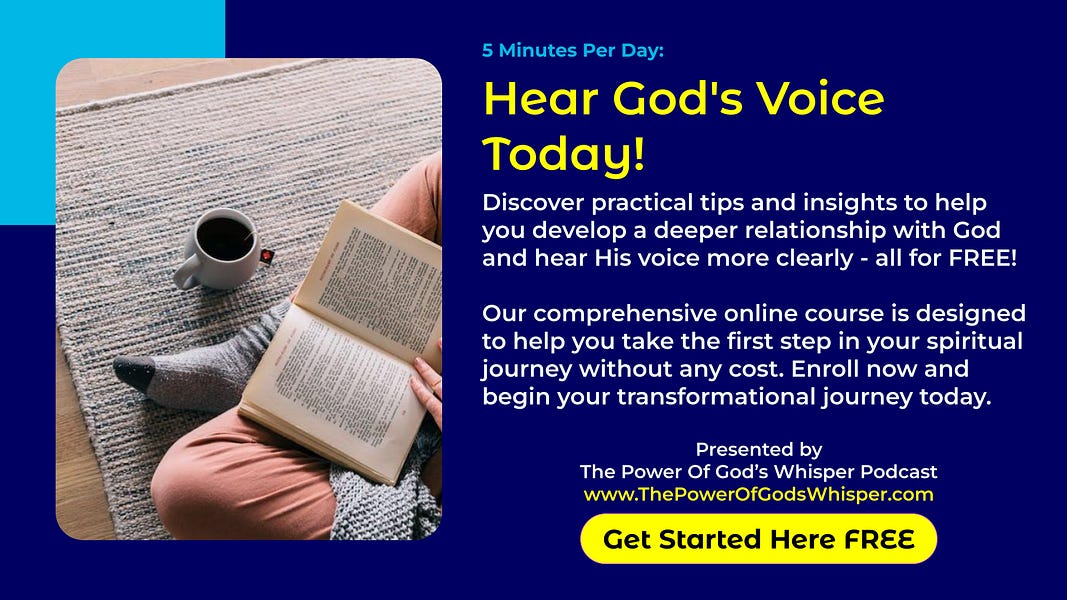 Subscribing for free means that you're joining a community of believers who are committed to deepeni...