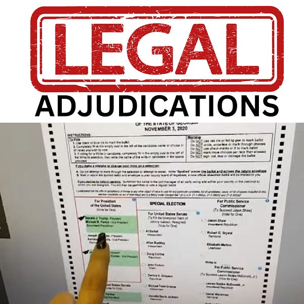 UN-INSPECTED ADJUDICATIONS or AUTOMATED ADJUDICATIONS