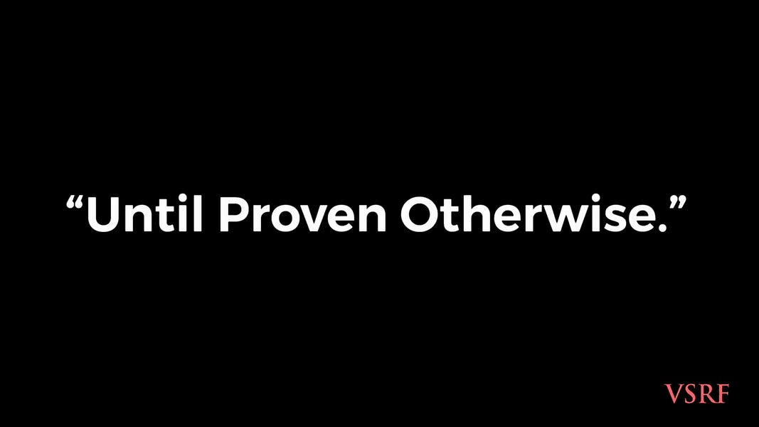 Exclusive Preview of: "Until Proven Otherwise"