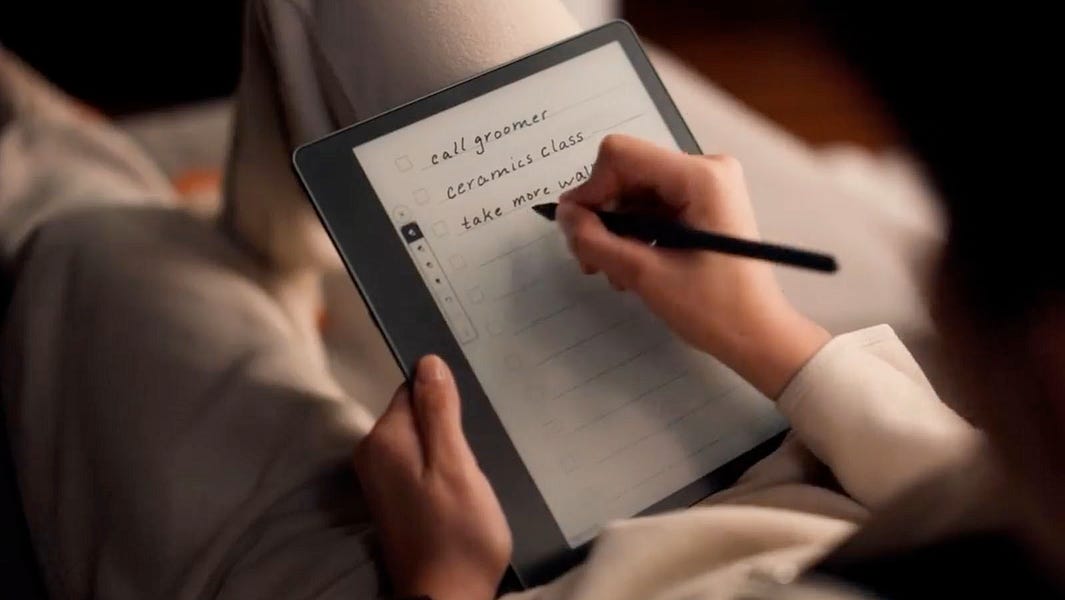 Kindle Scribe is Amazon's first ereader you can write on now up for