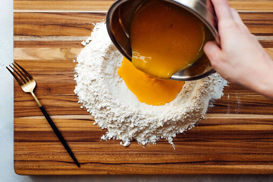 how to make pasta dough by Meryl Feinstein