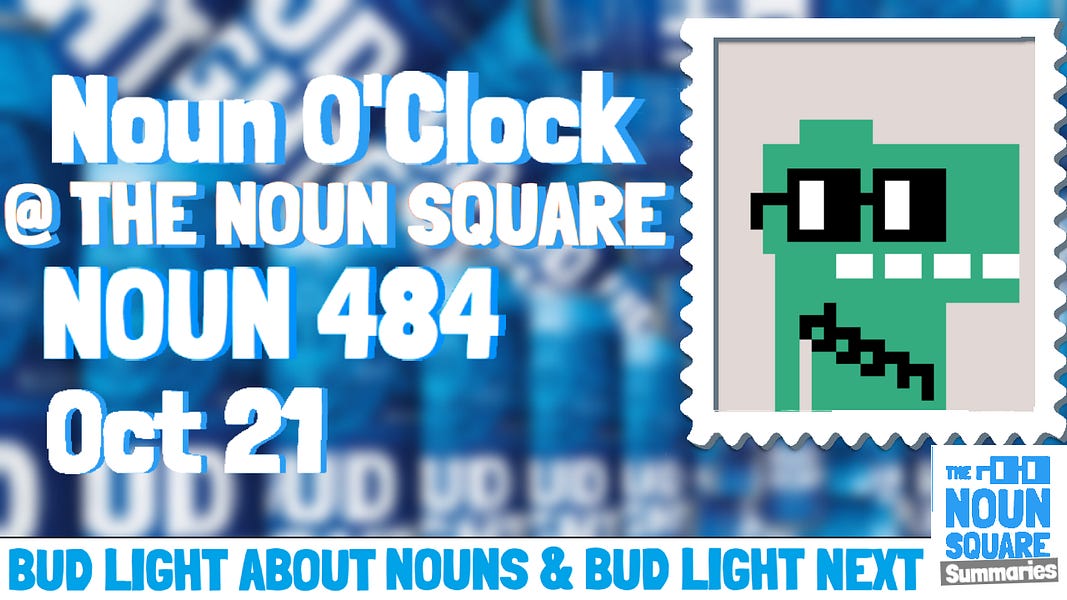 Noun O’ Clock at The Noun Square Bud Light NEXT x Nouns