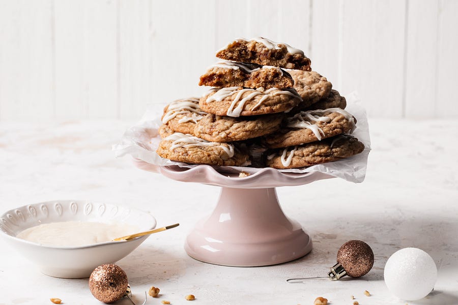 Bake Club+ Maple Toffee Walnut Cookies by Tessa Huff