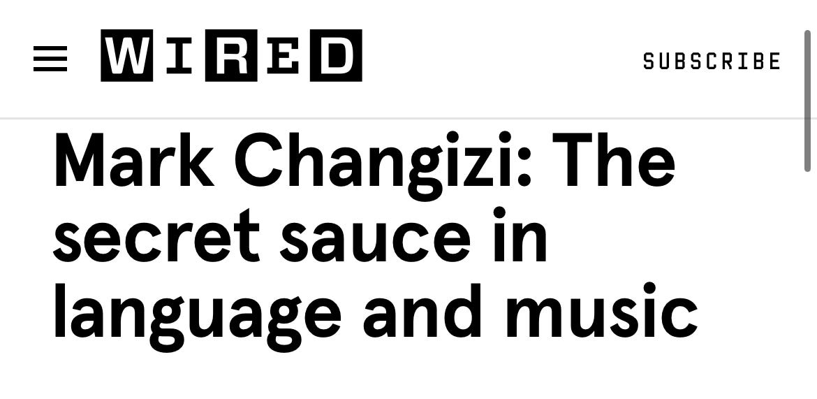 The Secret Sauce in Language and Music