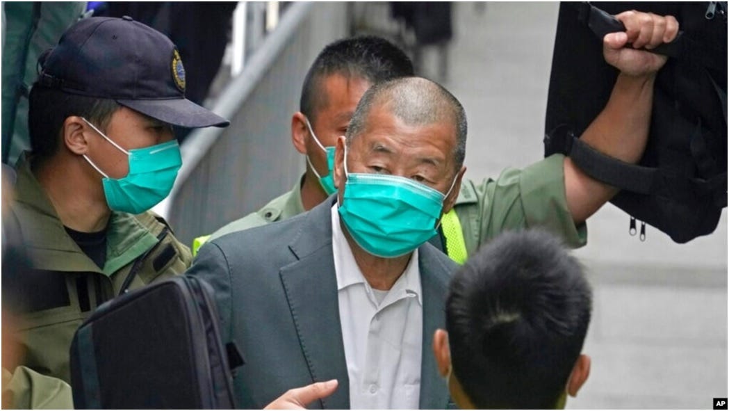 HK Authorities Use Dodgy Charge to Convict Publisher Lai HK Authorities Use Dodgy Charge to Convict Publisher Lai
