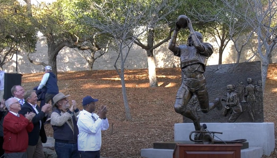The Play Statue Unveiled At Memorial Stadium On 40th Anniversary Cal the-play-statue-unveiled-at-memorial-stadium-on-40th-anniversary-cal