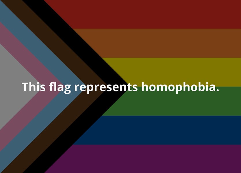 Everything Wrong with the “Progress Pride Flag”