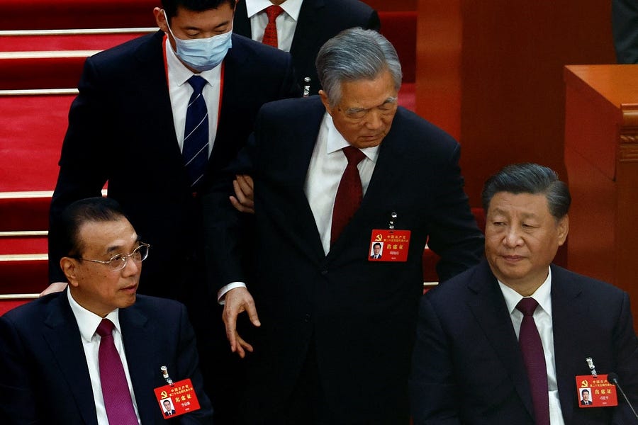 Predecessor’s Sudden Ejection Highlights Xi’s Power Predecessor’s Sudden Ejection Highlights Xi’s Power