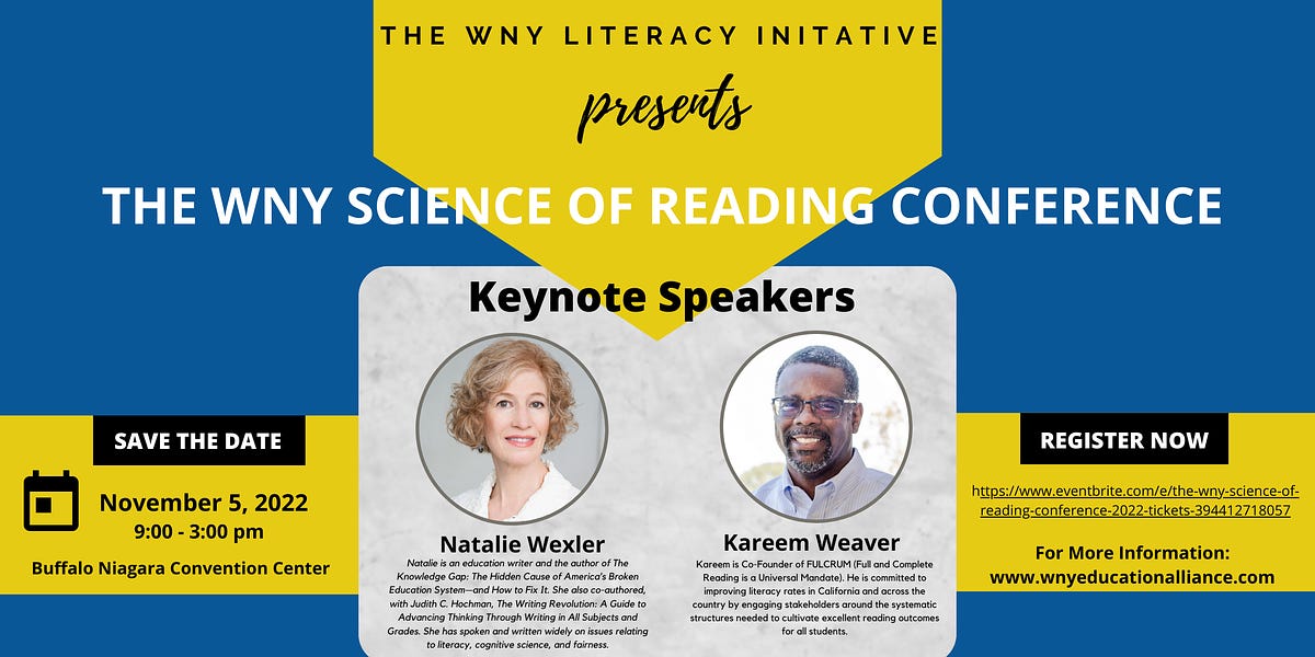 The WNY Science of Reading Conference