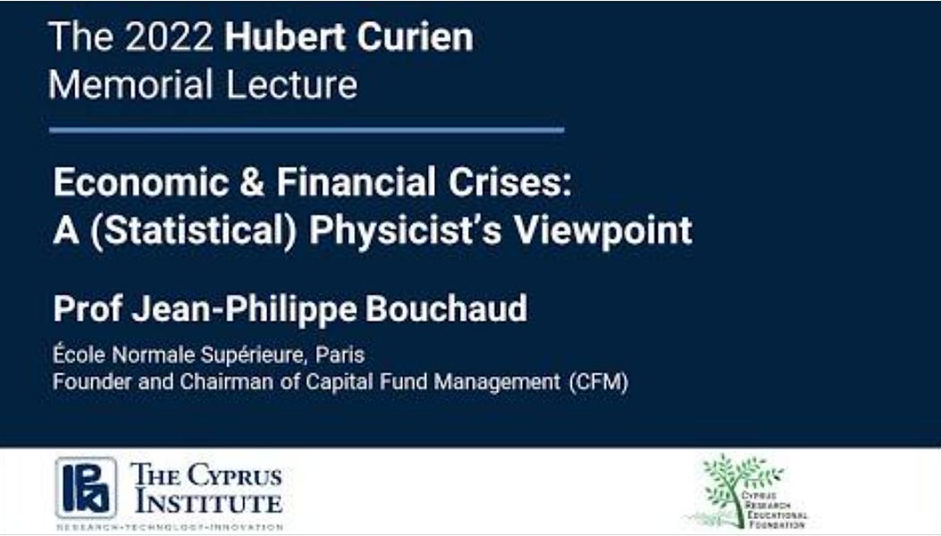 Hubert Curien Memorial Lecture