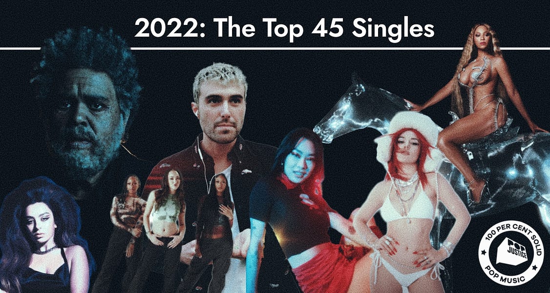 The Top 45 Singles of 2022 by Peter Robinson Popjustice