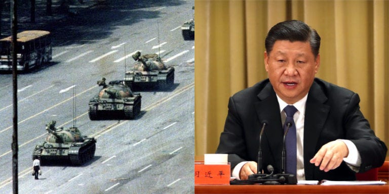 Xi mentions Tiananmen, refuses to call it a tragedy