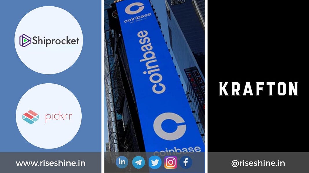 Shiprocket Acquires Pickrr Coinbase To Cut 1100 Jobs Krafton s 