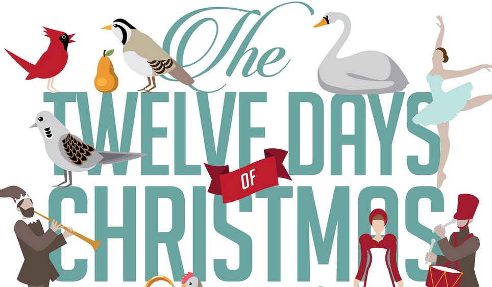 The Twelve Days of Christmas... Till January 6th