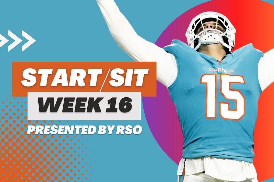 IDP Start/Sit Week 16 by Jake Kohlhagen The IDP Show