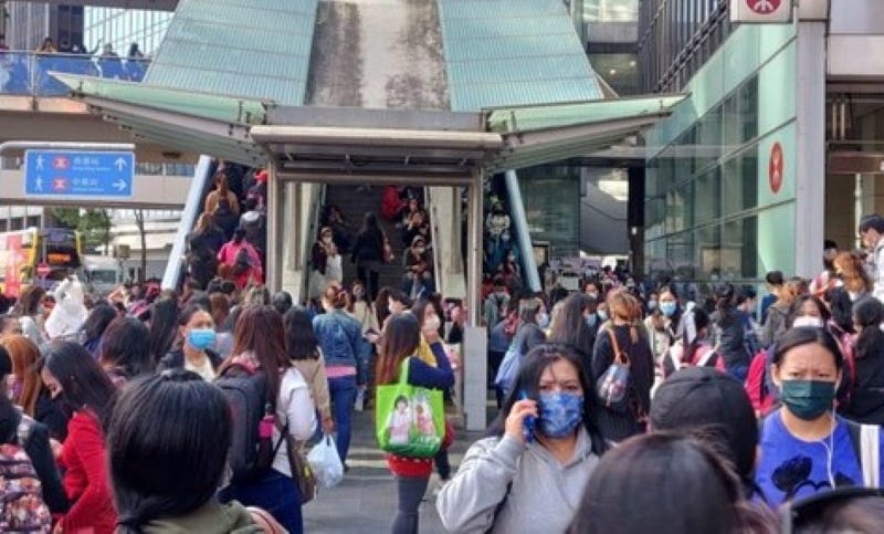 Fifth Covid Wave hits Hong Kong’s Domestic Workers