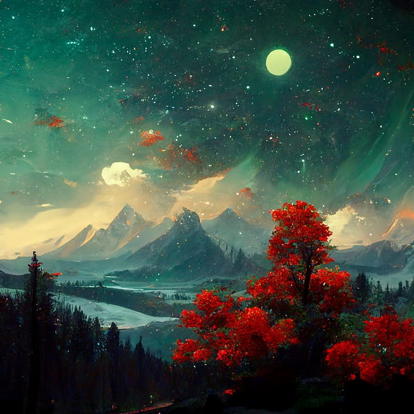 AI Reimagines 10 Famous Landscape Paintings