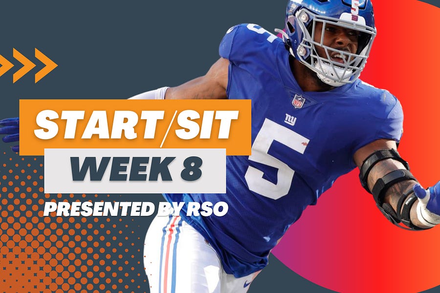 IDP Start/Sit Week 8 by Jake Kohlhagen The IDP Show