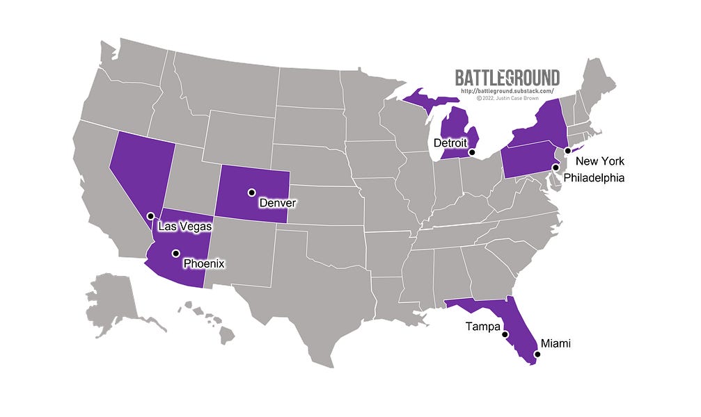 Suburban Swing Districts in the 2022 Midterms
