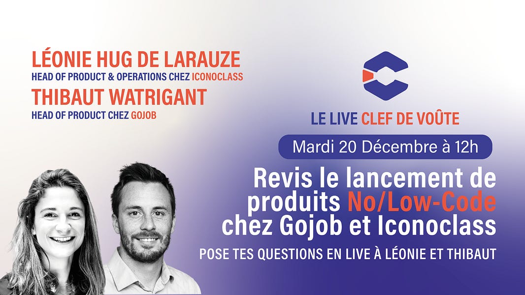 Participe au 2ème Live Clef de voûte 🤩 by Timothé Frin