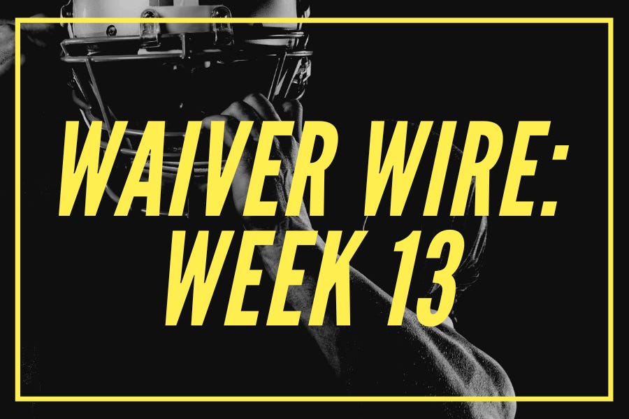 Walking the IDP Waiver Wire Week 13 The IDP Show