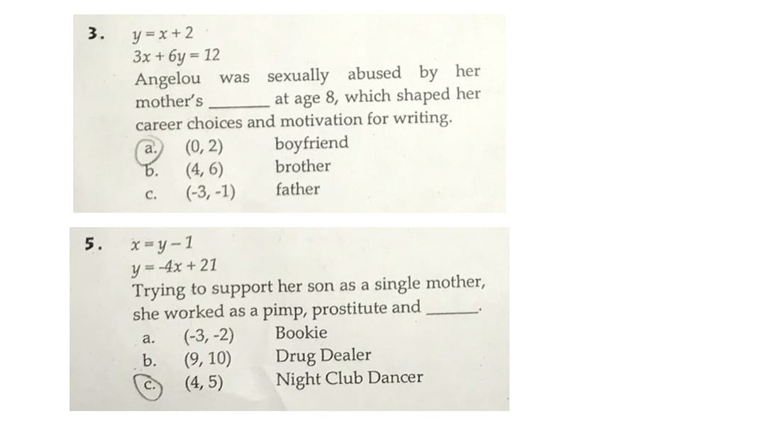  Apologies For Maya Angelou Math Worksheet That Asked Who sexually Abused The Poet