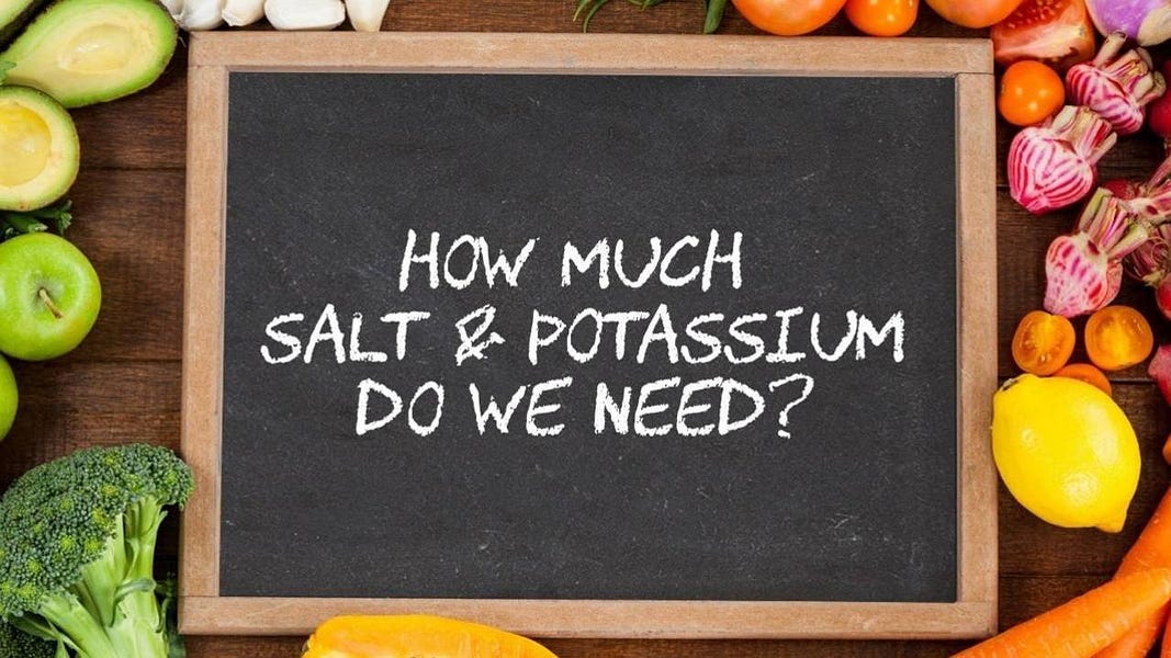 How Much Salt and Potassium Do We Need?