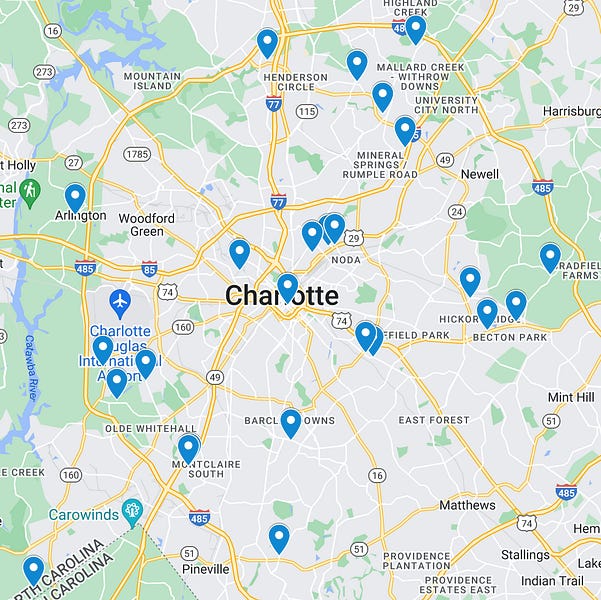 Charlotte rezoning petitions in July The Charlotte Ledger
