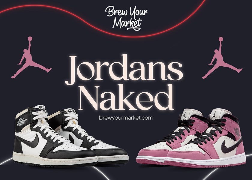 womens jordans nude