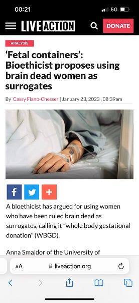 Bizarre Misinformation About Bioethicist's Proposal