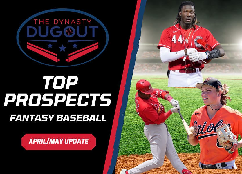 Chris Clegg's Top Fantasy Baseball Prospects April/May Top 500