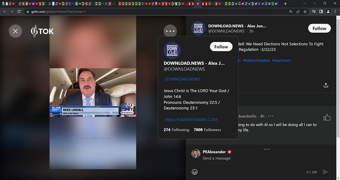 My Pillow CEO Mike Lindell out front we MUST get rid of the voting