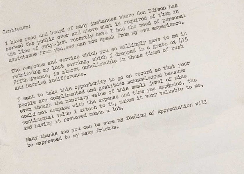 A Thank-You Letter to Con Edison from 1956 - The Retroist