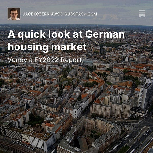 A quick look at German housing market